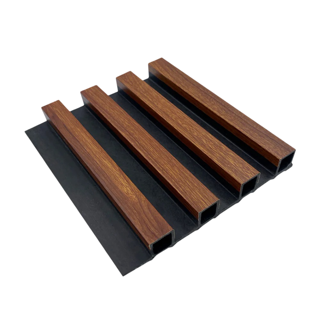 WPC Marron oscuro fondo negro
