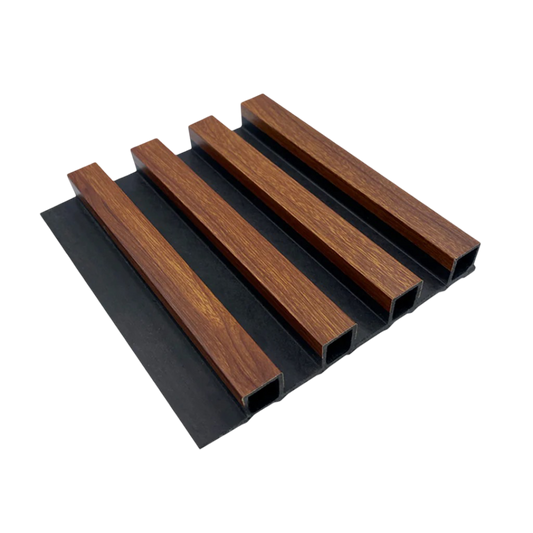 WPC Marron oscuro fondo negro