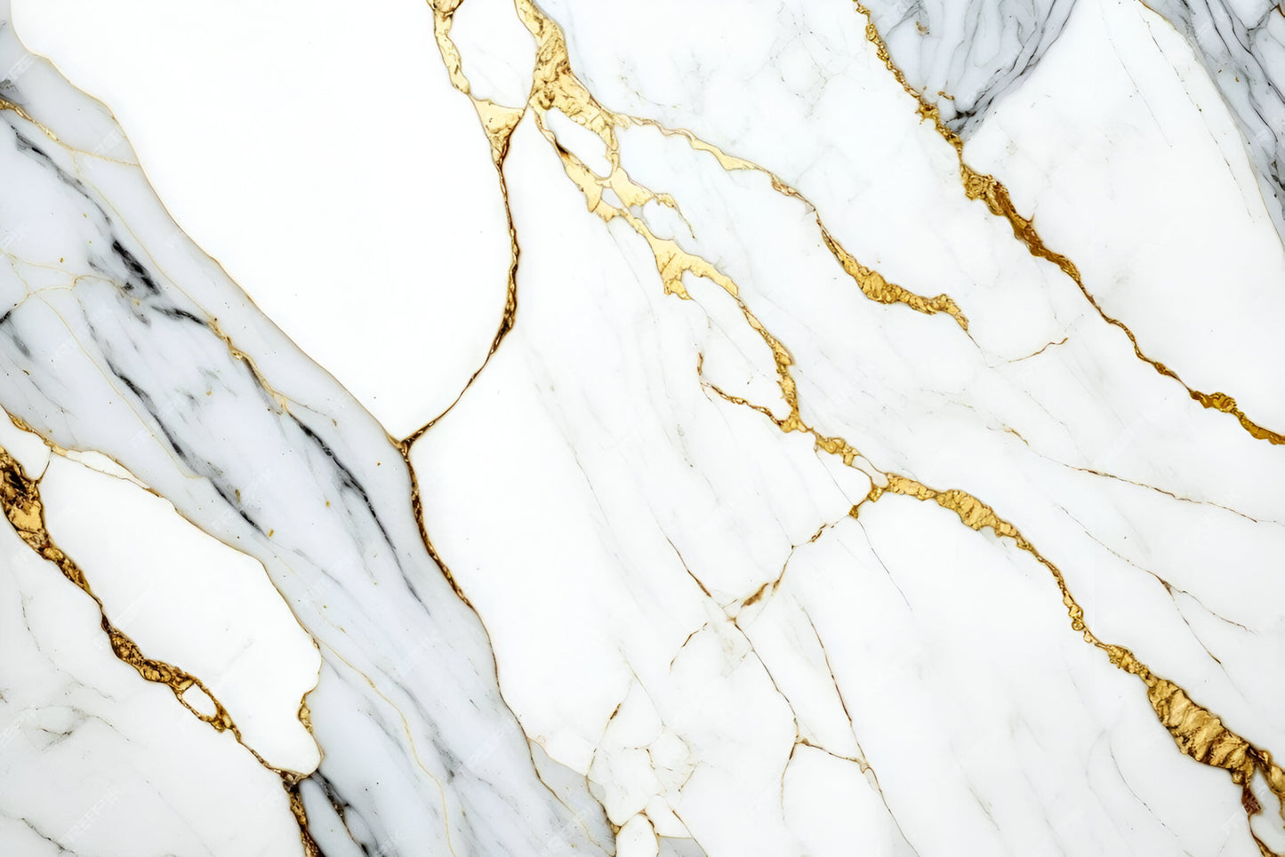 Placa Simil Marmol color Blanco/Dorado 3mm